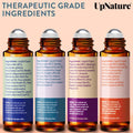 Upnature Essential Oils Roll on Set (Pack of 4) Stress Relief Gift Aromatherapy Oil - Self Care Gifts for Women