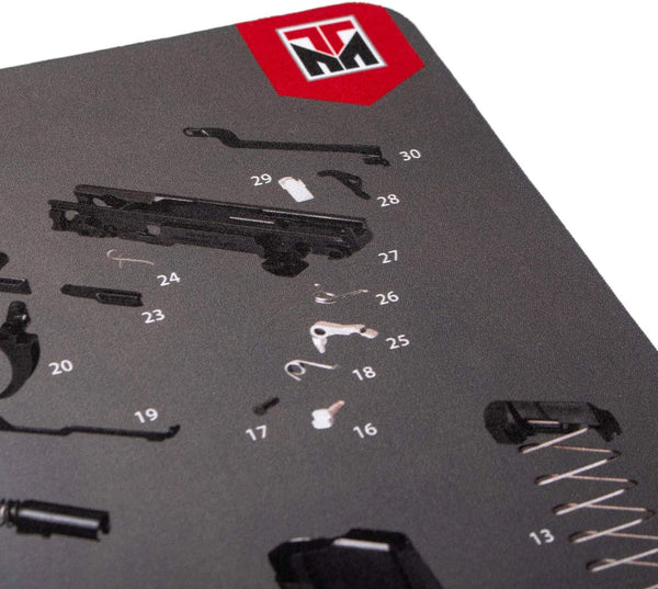TekMat Cleaning Mat for use with Sig Sauer P365, Black (TEK-17-SIGP365) One Size