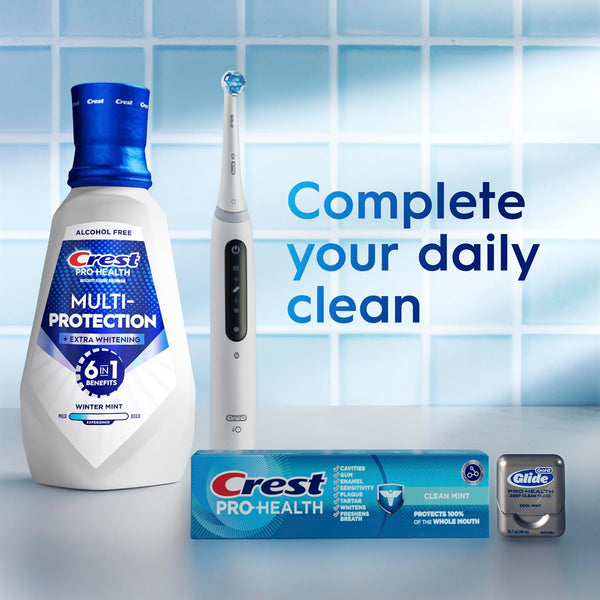 Crest Pro-Health Advanced Mouthwash, Alcohol Free, Extra Whitening, Energizing Mint Flavor, 946 mL (32 fl oz) 31.9 Fl Oz (Pack of 1)