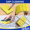 CELOX Sponges Kitchen Sponges for Dishes and Cleaning, 2-Sided Scrub Sponges Dish Sponge and Kitchen Sponge for Washing Dishes, Heavy Duty,