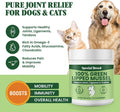 Green Lipped Mussel Powder for Dogs & Cats - 100% New Zealand Green Lipped Mussels - Natural Hip & Joint Supplement for Joints, Tendons,
