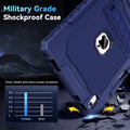 Grifobes for iPad A16 Case 11th Generation 11 inch 2025 / iPad 10th Generation Case 10.9 inch 2022, Heavy Duty Military Grade Shockproof Cover
