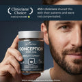 Eu Natural Conception for Him - Male Fertility Supplements with Ashwagandha, Folate & Zinc - Sperm Count, Motility & Strength Support - Fertility