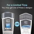 DOVE MEN + CARE Clinical Protection Antiperspirant Clean Comfort Stick for Men 96-Hour Sweat and Odor Protection Clinical Strength Antiperspirant