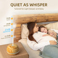 ASAKUKI Essential Oil Diffuser, 300ML Aromatherapy Humidifier with 7-Color Light, Small Home Diffuser with Remote Control for Relaxation -Light Wood