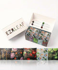EZR LEAF Pura Caffeine-Free Herbal Tea Collection, 22ct Pyramid Tea Bags, Floral & Fruit Tea Gift Set with Lemon Verbena, Chamomile Mint,