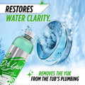 Oh Yuk Jetted Bathtub Cleaner for Jet Tubs, Whirlpools, The Most Effective Jetted Tub Cleaner, Septic Safe | Two 16 Ounce Bottles! 16 Fl Oz (Pack