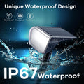 Linkind Solar Spot Lights Outdoor, 60 Leds Solar Lights Outdoor Waterproof IP67 with 30% Conversion Rate, Ideal for Landscape, Garden, Yard,