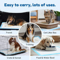 FluffyDream Super Absorbent Waterproof Dog and Puppy Pet Training Pad, Housebreaking Pet Pad,Blue (17.6"x23.6" (50PCS)) 17.6"x23.6"(50PCS)