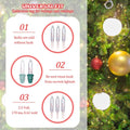 Mudder 100 Pcs Mini Christmas 2.5 Volt Replacement Light Bulbs for Christmas Trees Decorative Light Supplies Indoor Outdoor Xmas Decor, 0.17