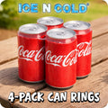 ICE N COLD 4-Pack Rings (1000ct Roll) Universal Fit - Fits all 12oz Beer/Soda Cans | FAST SAME DAY SHIPPING