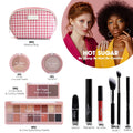 Hot Sugar All in One Makeup Kit, Makeup Set for Women, Girls Makeup Kit for Teens with Eyeshadow, Blush, Contour, Highlighter, Concealer,