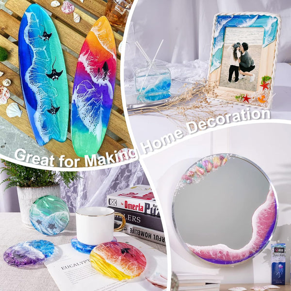 LET'S RESIN Ocean White Epoxy Resin Pigment 167G/5.89Oz, High Concentrated Paste for Epoxy & UV Resin, UV Resistant Opaque Pigment for Creates