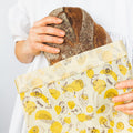PEELO Beeswax Food Wrap Bag, Bee Wrap Sustainable Food Storage Wraps, Bees Bags Reusable, Beeswax Wraps for Food Reusable - Fruit Design, XXL