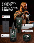Bossman Jelly Beard Oil for Men (4 Oz, Vetiver X Scent) â Softens, Moisturizes & Conditions with Natural Ingredients