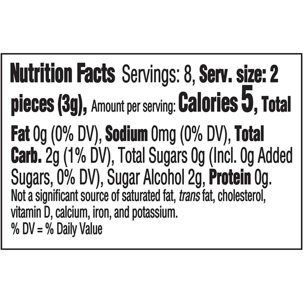 Dentyne Ice Peppermint Sugar Free Gum, 9 Packs of 16 Pieces (144 Pieces) | Chewing Gum, Perfect for Long Lasting Fresh Breath at School, Work &