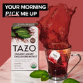 TAZO Organic Awake English Breakfast Black Tea, Black Tea with Caffeine, 144 Total Bags (36Ct - Pack of 4)