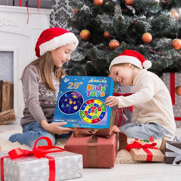 BooTaa 29" Large Dart Board for Kids, Kids Dart Board with Sticky Balls, Boys Toys, Indoor/Sport Outdoor Fun Party Play Game Toys, Birthday Gifts