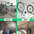 6 Pack Heavy Duty Garage Bike Storage and Utility Hooks-5.7 Inches for Garage Wall and Ceiling-Garage Hooks for Hanging Bicycle,Hose,Cords,and