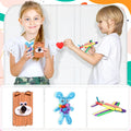 LINAYE 2500+PCS Arts and Crafts Supplies for Kids, DIY Craft Supplies Kit Box for Ages 6-8, Arts and Crafts Kit for Kids, Crafting Supply Set for