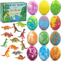 Easter Bath Bombs for Kids with Surprise Toys inside - Perfect Basket Stuffers, 12Pcs Dino Egg Bath Bombs Gift Set, Gentle and Kids Safe Bubble