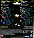 Beyblade X Transformers Collab Optimus Prime 4-60P vs. Megatron 4-80B Multipack Set with 2 Tops & 2 launchers; Battling Top Toys for 8 Year Old