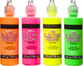 Tulip Electric Neons Tie-Dye Kit, Party Activity, Black Light Reactive Fabric Dye, Pre-mixed Green, Yellow, Orange, Pink, Easy Application &