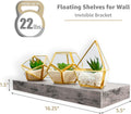 Sorbus Floating Shelves for Wall – 16 Inch Floating Shelf for Kitchen, Bedroom, Living Room, Bathroom, Home & Wall Decor - Mounted Bathroom