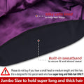 ABAMERICA Scrub Caps for Women Surgical Caps Nurse Hat Functional Ponytail Holder for Long Hair Single or Satin-Lined A01-05 Satin Lined Black