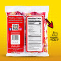 ZOTZ Fizzy Sour Candy Bulk - Retro Italian Hard Candy Individually Wrapped - Classic Nostalgic Fiery Cinnamon Flavor - 46 Pieces Bag for Party