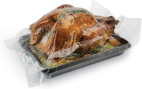 FoodSaver Custom Fit Vacuum Sealer Rolls, Airtight Food Storage and Sous Vide Rolls, BPA-Free, 11 x 16' (Pack of 3) 11in x 16ft Heat-Seal Rolls