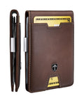 TRAVANDO Mens Slim Wallet with Money Clip AUSTIN RFID Blocking Bifold Credit Card Holder for Men with Gift Box