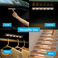 Brilliant Evolution 0.9" Ultra-Thin Wireless Under Cabinet Lights Battery-Operated LED Fixtures - 8.5" L Stick-On Push Lighting - 65 Lumens Warm