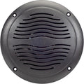 5-inch Water Resistant Outdoor Speakers, Dual Cone, 25W Peak Power, Marine and RV Compatible (Black)
