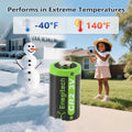 Enegitech CR2 Battery, CR15H270 3V Lithium Battery 1000mAh for Golf Rangefinder, Nest Temperature Sensor, Instax SQ1/SQ40 Camera Non-Rechargeable