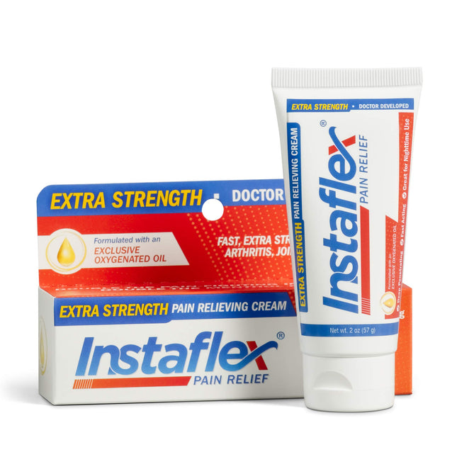 Healthy Directions Instaflex Extra Strength Pain Relief Cream, with 2X the Pain-Fighting Ingredients, Rubs Out Your Toug