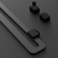 upHere Graphics Card GPU Brace Support Video Card Sag Holder/Holster Bracket, Anodized Aerospace Aluminum, Single or Dual Slot Cards