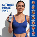 BodyJ4You Piercing Aftercare Spray - Saline Solution for Piercings Wound Wash Sterile Saline - Keloid Bump Removal Ear Nose Septum Belly Button