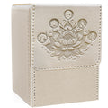 MTG Commander Deck Box - Fits 100+ Cards, Strong Magnet Closure, PU Leather Magic Gathering Deck Box for TCG, CCG, MTG Cards (Grey)