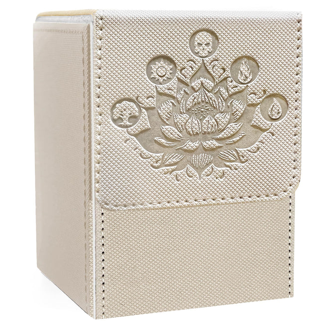 MTG Commander Deck Box - Fits 100+ Cards, Strong Magnet Closure, PU Leather Magi