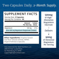 Magnesium Glycinate 500mg, High Absorption, Sleep & Relaxation Support 120 Count (Pack of 1)