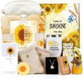 Sunflower Gifts for Women Sending Sunshine Gift-Mothers Day Gifts for Mom-Get Well Gift-Self Care Package-Birthday Unique-Inspirational Thank