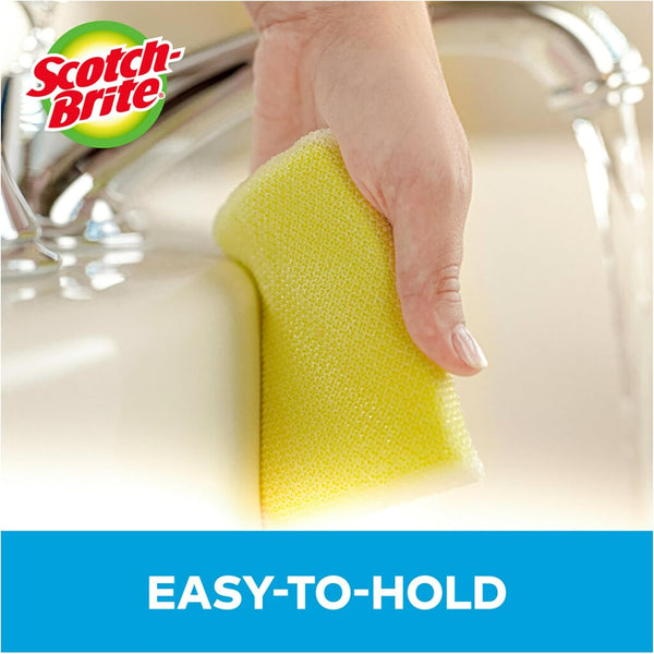 Scotch-Brite Dobie Pads, Dobie Sponge for All Purpose Cleaning of Kitchen, Bathroom, and Household, Non Scratch Dobie Cleaning Pads Safe for