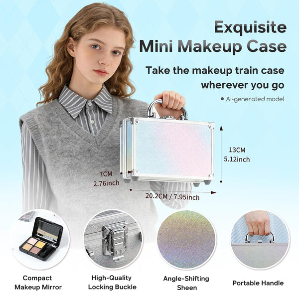 Color Nymph Girls Makeup Kit for Teens Make up Set for Beginners White | Versatile Colors & Buildable Beginner-Friendly, Gentle for Teen Girls
