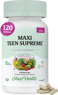 Maxi Health Teen Supreme Hers Vitamins for Teen Girls (120) - Women'S Multivitamin for Energy, Immune Boost, Body & Brain Growth - Womens Multi