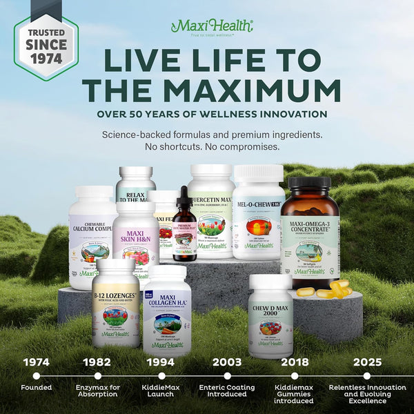 Maxi Health Teen Supreme Hers Vitamins for Teen Girls (120) - Women'S Multivitamin for Energy, Immune Boost, Body & Brain Growth - Womens Multi