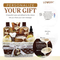 Gifts For Women Gift Basket for Women– 9 Piece Set of Vanilla Coconut Home Spa Set, Luxurious Gifts for Her, Bath and Body Sets Includes Fragrant