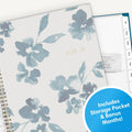 Blue Sky 2025-2026 Weekly and Monthly Academic Year Planner Calendar, July 2025 - June 2026, 8.5" x 11", Flexible Cover, Wirebound, Storage