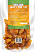 Pur Luv Chicken Wrapped Sweet Potato Dog Treats, Rawhide Free Jerky Wraps, Made with Real Chicken, 16 Oz, Healthy, Easily Digestible, Long