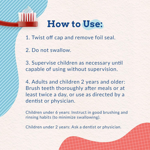 Orajel Kids Paw Patrol Anti-Cavity Fluoride Toothpaste, Natural Fruity Bubble Flavor, 4.2Oz Tube